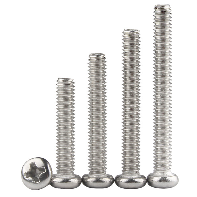 304 stainless steel extra long screw extended cross round head screw pan head bolt machine screw M2M3M4M5M10