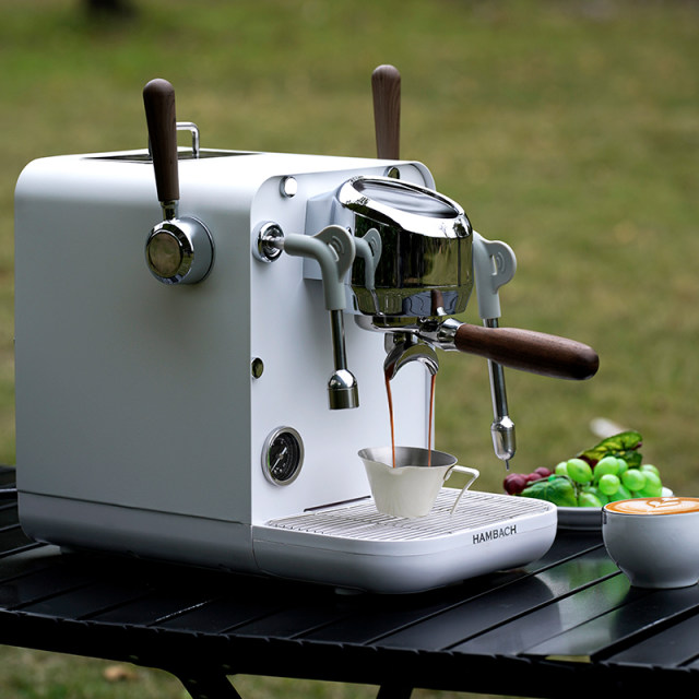 Hambach Hambach New Lark 7121 Semi-automatic Italian coffee machine Home office small concentrator
