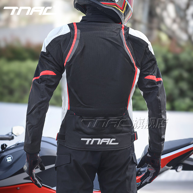 TNAC Tuochi Storm Motorcycle Summer Breathable Riding Suit Commuter Locomotive Anti-fall and Wear-resistant Men's All-Season Universal