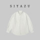 SIYAZU Korean designer brand Bubble yarn long-sleeved shirt loose striped Korean commuter casual shirt