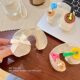 Cheese cookies cute clip female head back personalized hair shark clip headdress cartoon button color hair clip