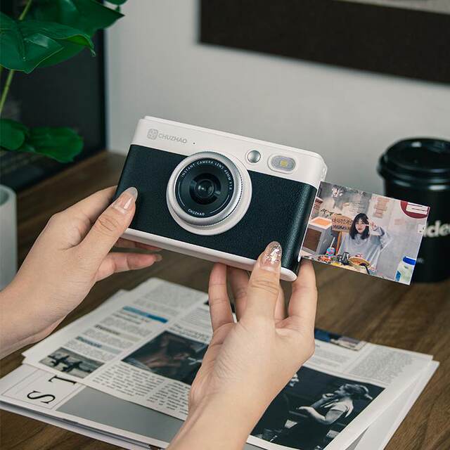 
First photo D1-P/D2 Polaroid color printing camera special photo paper ribbon integrated thermal sublimation one-time imaging