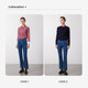 Navigare Italian small sailboat jeans for women versatile slim and flared pants for commuting casual trousers for women