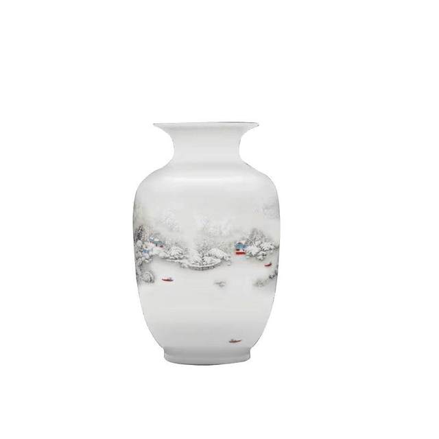 
Ceramic vases, snow flower arrangements, home accessories, ornaments, flower vessels, gardening tea ceremony, modern simplicity