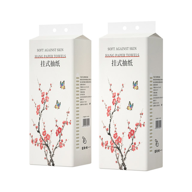 3000 sheets of 3-lift hanging car-mounted paper towels, affordable thickened, wettable and hand-wiping napkins in a box