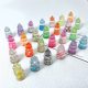 Luminous glass Ala bottle mini wishing bottle ultra small drift bottle diy jewelry accessories pendant small bottle accessories