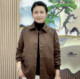 New autumn style versatile and fashionable embroidered lapel jacket jacket middle-aged mother wear large size loose casual top
