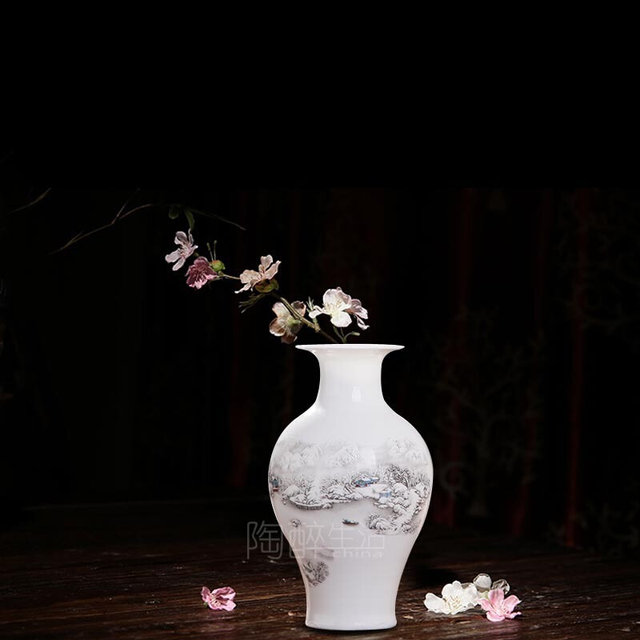 
Ceramic vases, snow flower arrangements, home accessories, ornaments, flower vessels, gardening tea ceremony, modern simplicity