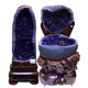 
Natural Amethyst Cave Crystal Cave Raw Stone Money Bag Crown Pot Entrance to the living room floor-standing ornaments to give gifts to home
