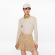 Biyinlefen Golf Fall Women's Skirt Letter Print Pleated Sport Skirt