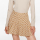 Biyinlefen Golf Fall Women's Skirt Letter Print Pleated Sport Skirt