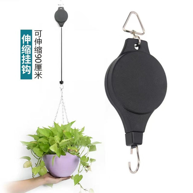 
Manufacturer supplies gardening retractable hooks, lifting hooks, creative home and gardening supplies, spider orchid flower pot hooks