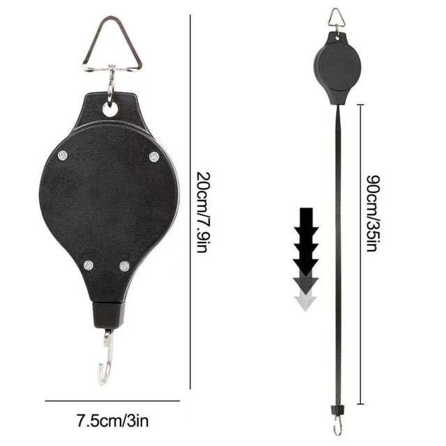 
Manufacturer supplies gardening retractable hooks, lifting hooks, creative home and gardening supplies, spider orchid flower pot hooks