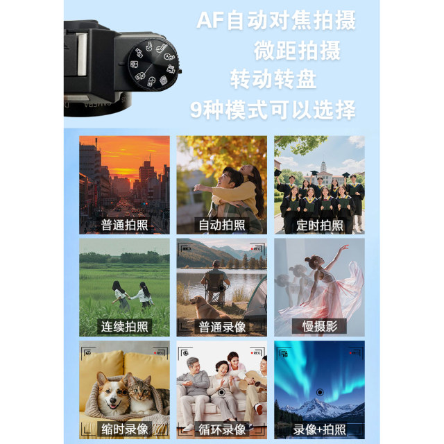 Panasonic 4K HD digital camera student party children entry-level selfie mirrorless ccd travel birthday gift for women