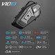 Vimetong V10S V10X XR motorcycle helmet Bluetooth headset wireless built-in intercom waterproof riding call