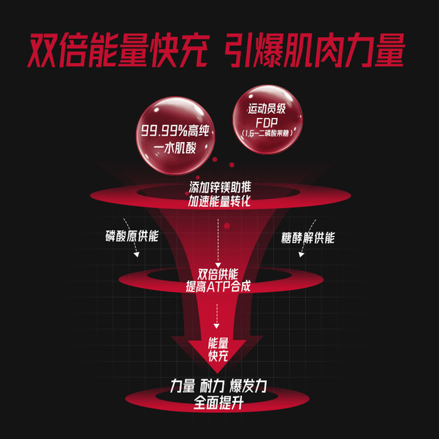 FoYes Zinc Magnesium Creatine High Purity Creatine Monohydrate Powder Strength Endurance Training Fitness Supplement Official Authentic