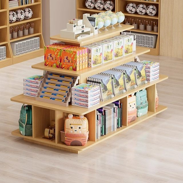
Zhongdao Display Cabinet Product Display Shelf Tobacco, Wine, Mother and Baby Sample Supermarket Dumpling Promotional Flowing Table Store Snacks