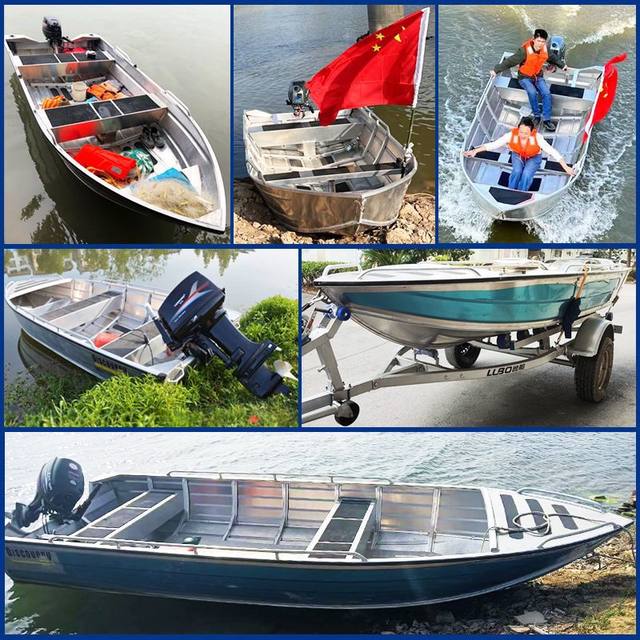 Magnesium aluminum alloy boat, aluminum boat, speed boat, assault boat, fishing boat, fishing boat, yacht, sea fishing boat, hard bottom boat