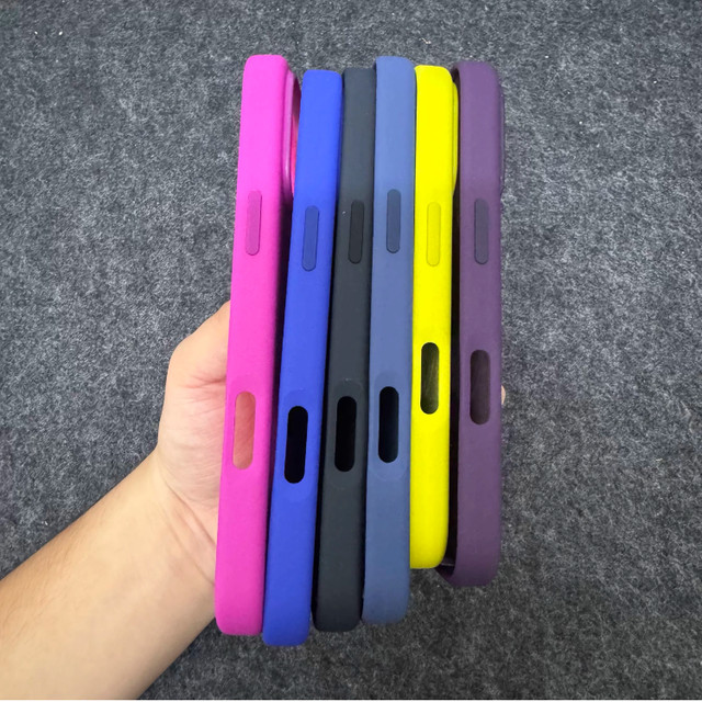 
Suitable for Apple 16 liquid silicone mobile phone case iPhone16promax magnetic charging magsafe protective cover 16por shell animation new case plus with camera button for men and women