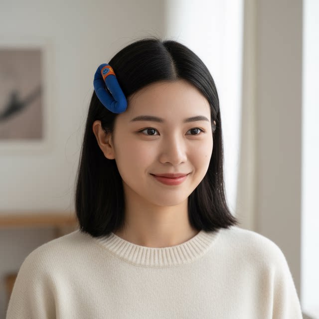 
Cute bubble sponge smiley face forehead bangs hair clip large adult clip face wash broken hair hair clip side clip