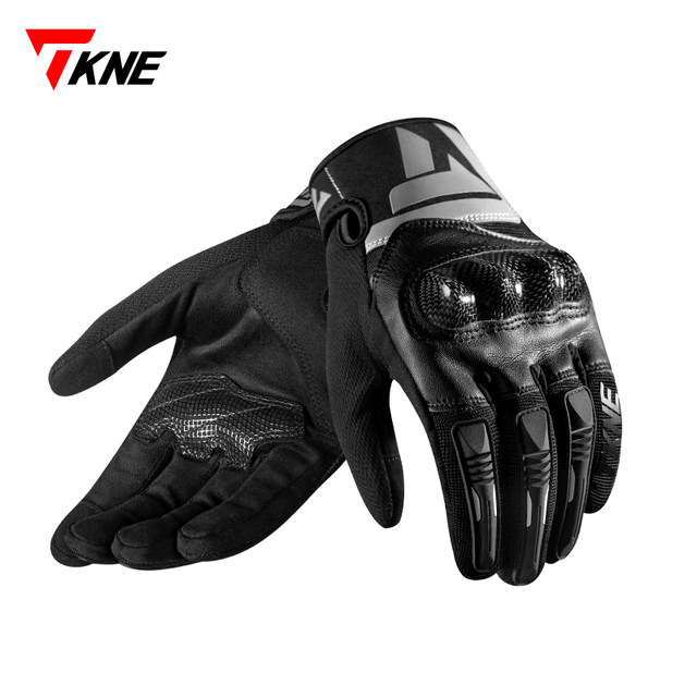 TKNE motorcycle gloves KP9 carbon fiber protective racing rider motorcycle equipment for men and women riding in spring and summer