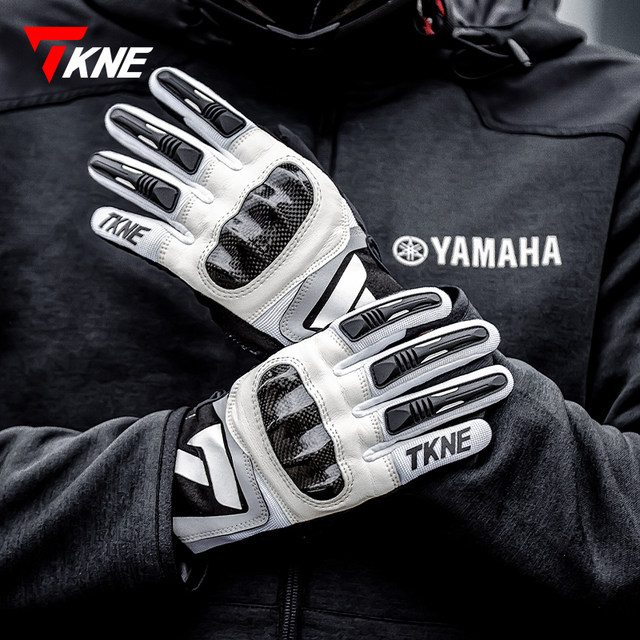 TKNE motorcycle gloves KP9 carbon fiber protective racing rider motorcycle equipment for men and women riding in spring and summer