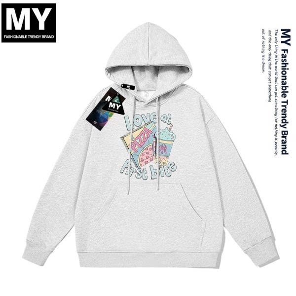 
myvm44myvm2025 Fashion sweatshirts for men and women, loose round neck hooded cardigan, parent-child couple sweatshirts