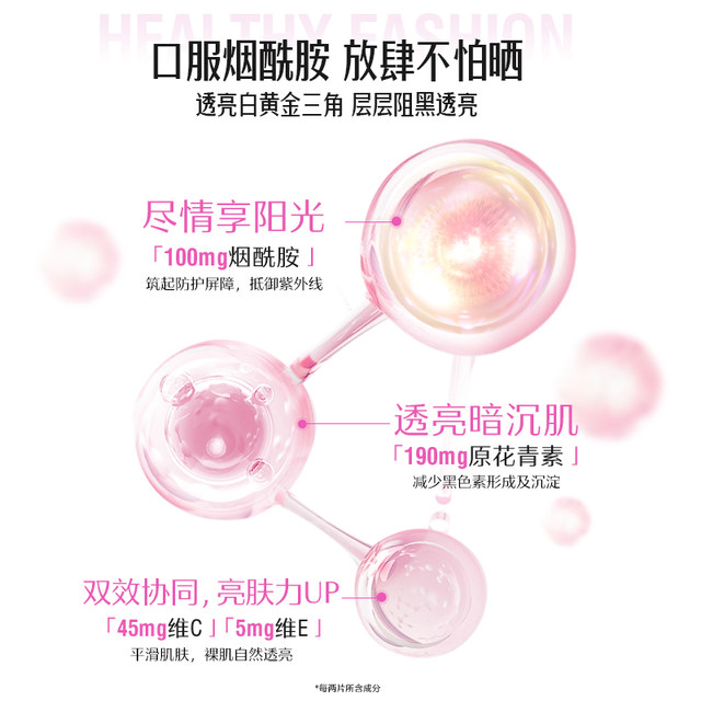 Swisse Oral Collagen Anthocyanin Whitening Pills Grape Seed Capsules Niacinamide Systemic Adjustment