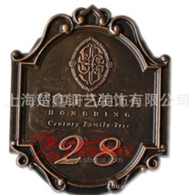 European copper art mailbox metal wall-mounted mailbox retro handmade creative mailbox home gardening crafts