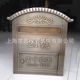 European copper art mailbox metal wall-mounted mailbox retro handmade creative mailbox home gardening crafts