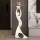 Creative art large floor-standing ornaments light luxury living room TV cabinet G sofa next to the entrance hall high-end home decoration