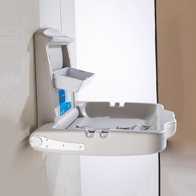 Maternal and baby room multi-function nursing desk third bathroom baby diapers children wall-mounted foldable bathroom seat
