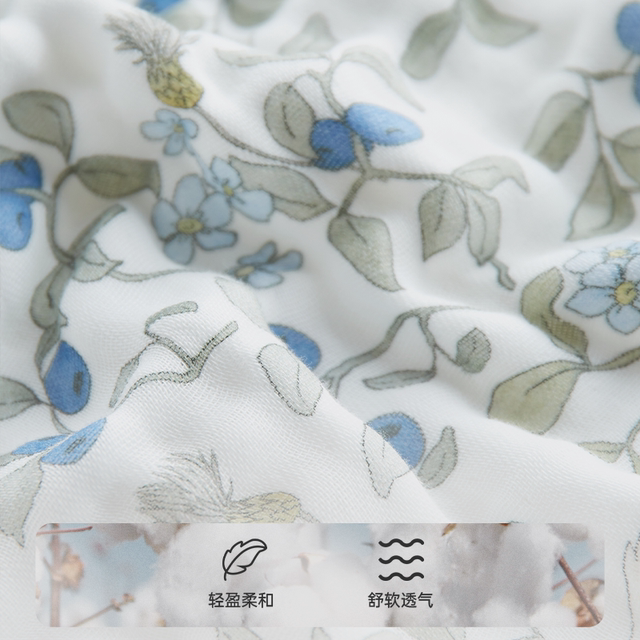 OakFamily infant and toddler six-layer gauze pure cotton baby saliva towel