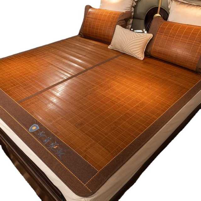 
Maternal and infant grade A-grade summer mat, carbonized bamboo mat, double-sided rattan mat, foldable household straw mat, student dormitory mat