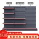 
Single-sided and double-sided matte gray supermarket shelf display rack convenience store mother and baby pharmacy storage iron shelf