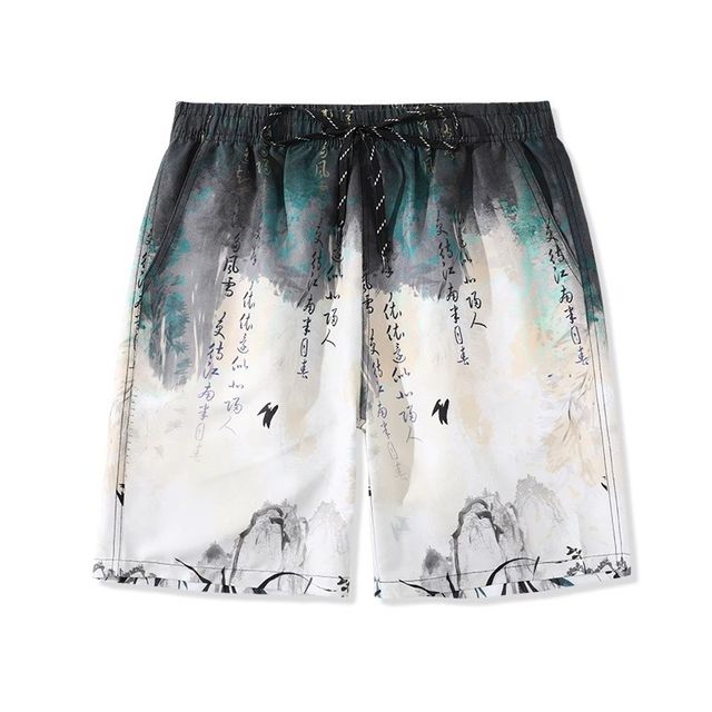 Men's swimsuit 2025 new hot style high-end one-piece skirt style seaside hot spring vacation belly-covering slimming swimsuit