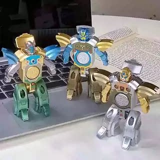 
New Transformation Robot Fingertip Gyro Finger Rotation Transformation Two-in-One Boy Decompression Toy JD