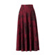 2025 spring and autumn new retro printed long skirt for women high waist large dancing skirt for women large size skirt

