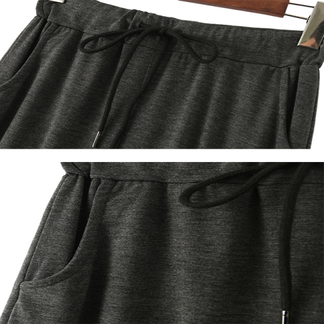Spring and summer new leisure sports guard skirt female half -body tight high waist A -line large size cover skirt mid -length thin

