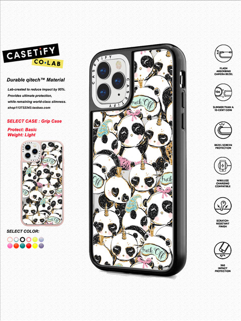 Hong Kong purchasing CASETiFY silly red panda suitable for IPHONE15/14/13/12/PROMAX mobile phone case
