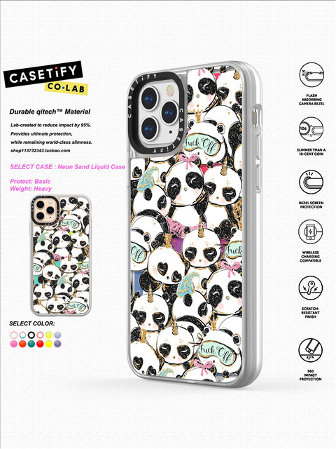 Hong Kong purchasing CASETiFY silly red panda suitable for IPHONE15/14/13/12/PROMAX mobile phone case