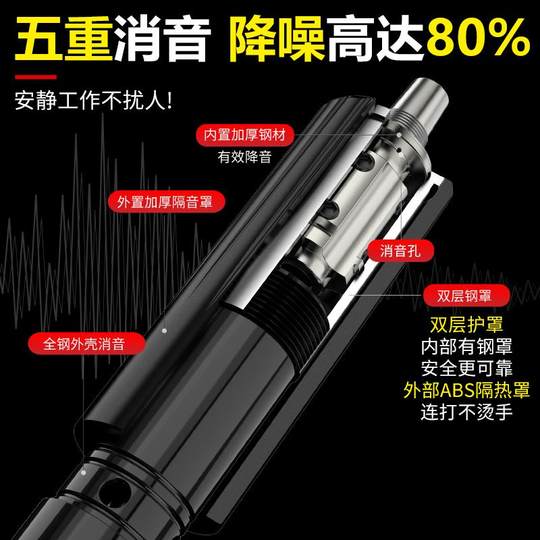 Pistola de pistola de clavos pistola de clavos Xinsheng grande y pequeño clavo universal