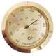 Inlaid thermometer hygrometer luggage instrument decoration mini metal round tea box automatic machine 37mm