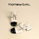 honeyGIRL Mary Jane Women's Shoes 2025 Spring Fashion Beige High-end Flat Shoes Square Toe Light Mouth Single Shoes
