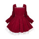 Large size fat mm sweet Christmas atmosphere sequin velvet waist dress for women in autumn and winter slim princess puffy skirt