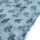 Sunny clouds cotton flared sleeve print style mid-length shirt