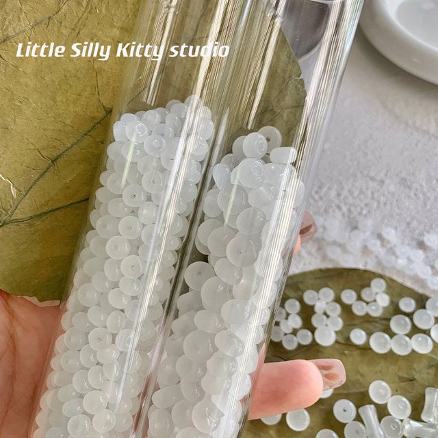 Little Stupid Cat Guofeng Bamboo Formation Forming Modeling Jade Glass Sanzhu DIY Beads Platform Necklace Necklace Material Material
