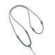 925 silver six-character mantra pendant rope handmade diamond knot lanyard for men and women Hetian jade pendant rope emerald beeswax hanging neck