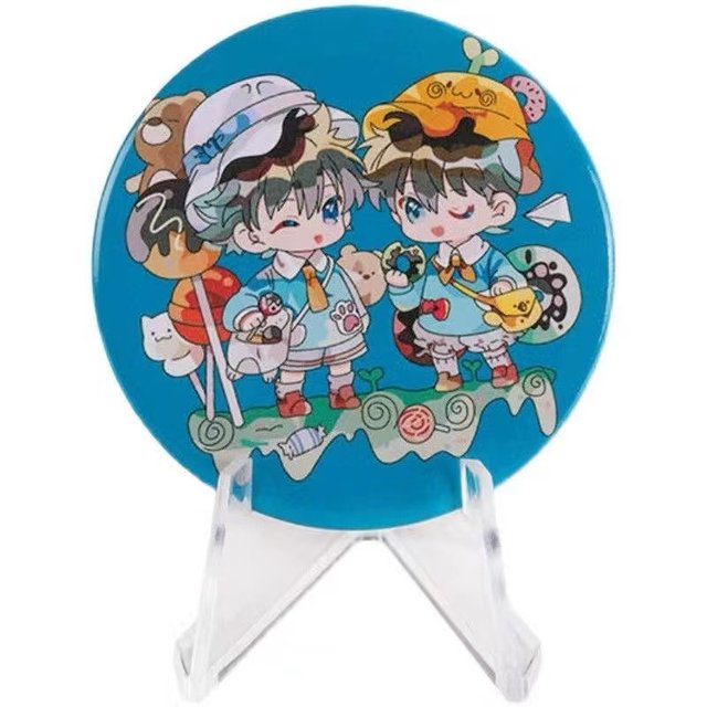 Xiaohongshu same style transparent small card display stand transparent acrylic desktop ornament medium bar display stand student