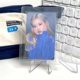 Xiaohongshu same style transparent small card display stand transparent acrylic desktop ornament medium bar display stand student
